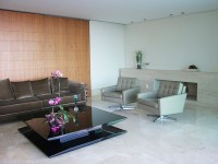 076 - Piso Paginado em Mármore Crema Marfil